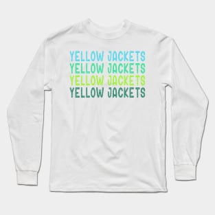 Yellow Jackets in Lights Long Sleeve T-Shirt